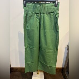 Green Wide Leg Pants